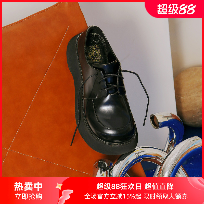 littlegood英伦风甜酷百搭小皮鞋