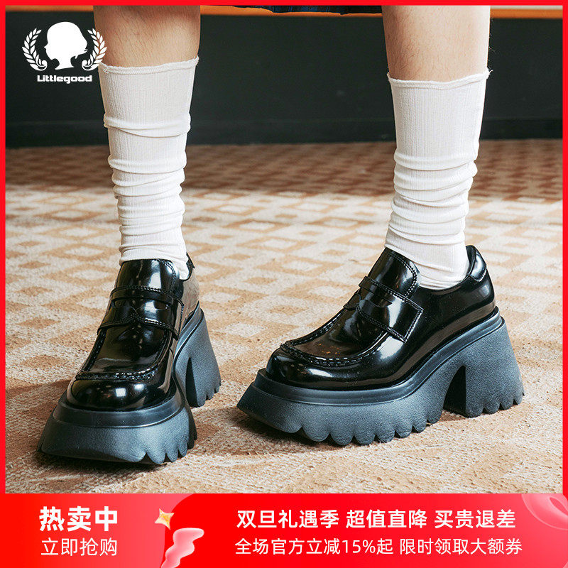 littlegood英伦风少女感小皮鞋