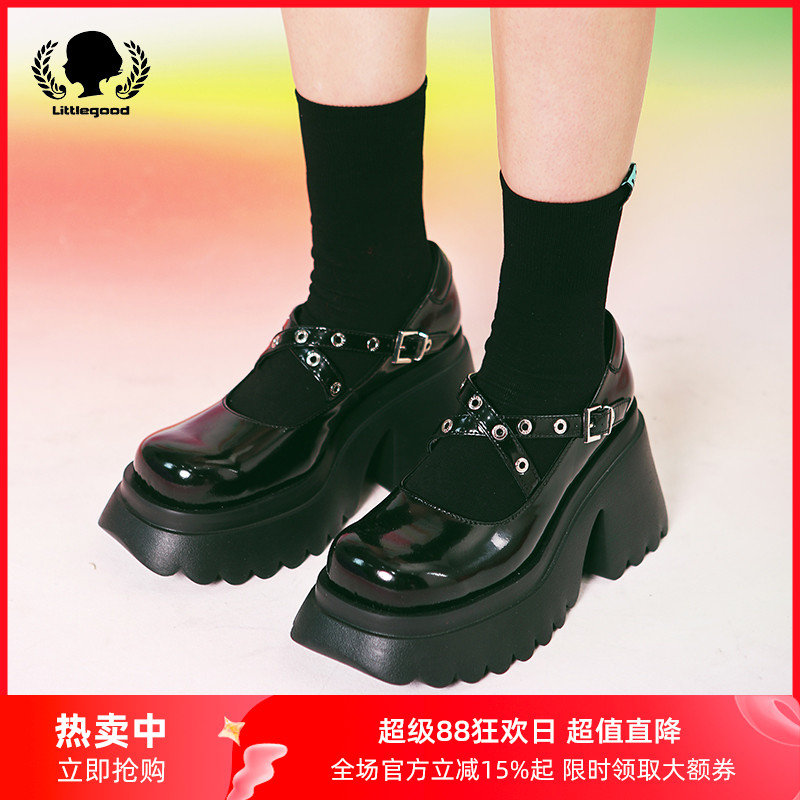 littlegood少女风玛丽珍鞋百搭