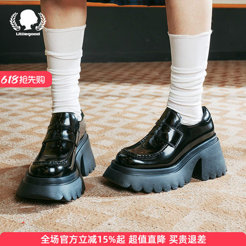 littlegood英伦风少女感小皮鞋