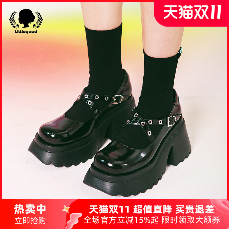 littlegood少女风玛丽珍鞋百搭