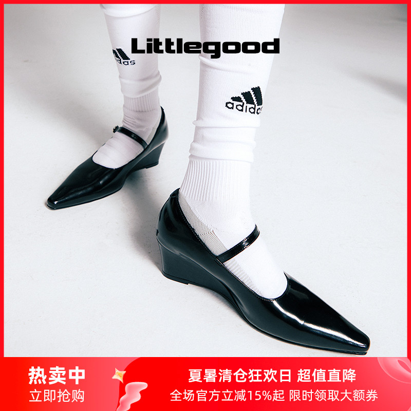 littlgood法式尖头玛丽珍鞋