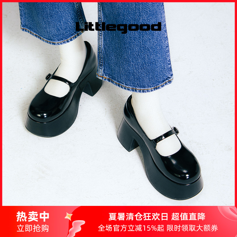 littlgood日系厚底玛丽珍鞋