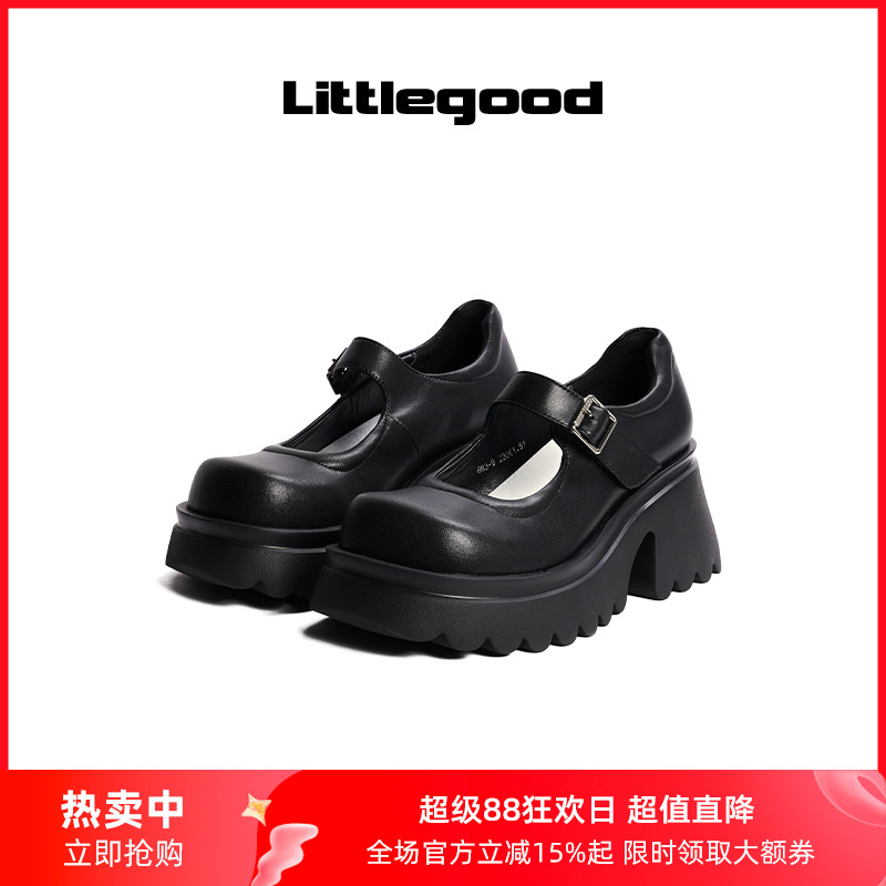【Coco喜欢】 littlegood复古玛丽珍鞋女2025新款厚底小单鞋百搭