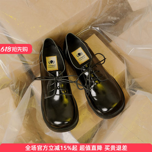 littlegood日系学院风百搭小皮鞋