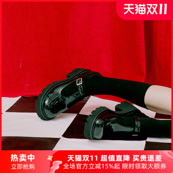 littlegood日系学院风JK玛丽珍鞋