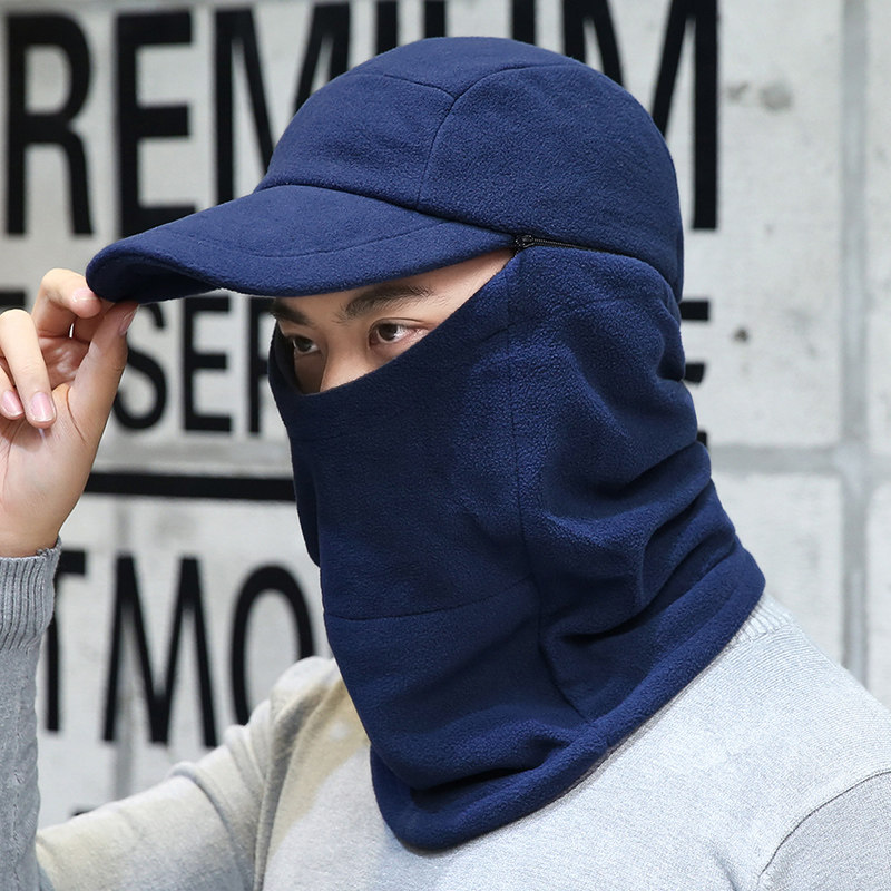 冬季骑电动车头套男保暖防寒骑行面罩防风护颈脖套围脖护全脸口罩