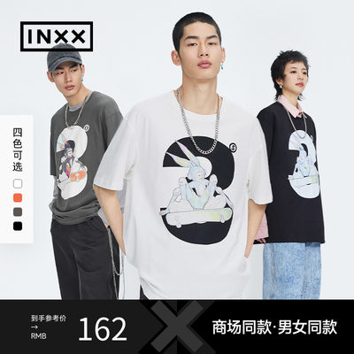 INXX潮牌春新品短袖T恤情侣