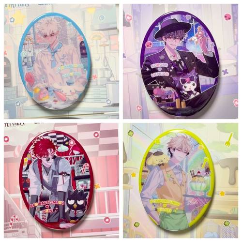 正版时光代理人三丽鸥联动徽章吧唧夏斐程小时陆光vein周边谷子