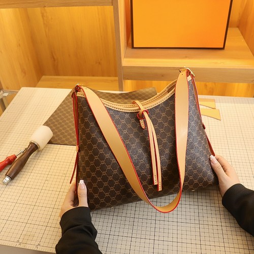 大容量diy材料包手缝轻奢托特包