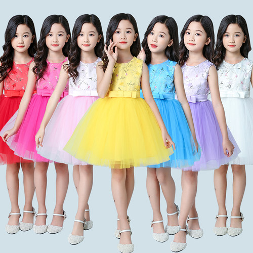 六一儿童节表演服装女童蓬蓬裙纱裙小学生朗诵幼儿园毕业照演出服 - 封面