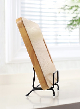 大案板放置架台面304不锈钢菜板架子 厨房砧板架收纳置物架粘板架