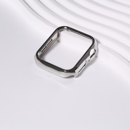 索柯适用iwatch9代保护壳苹果手表8代applewatch7/6/5/4/se时尚表壳PVC半包防摔防刮40/44/41/45mm保护壳潮