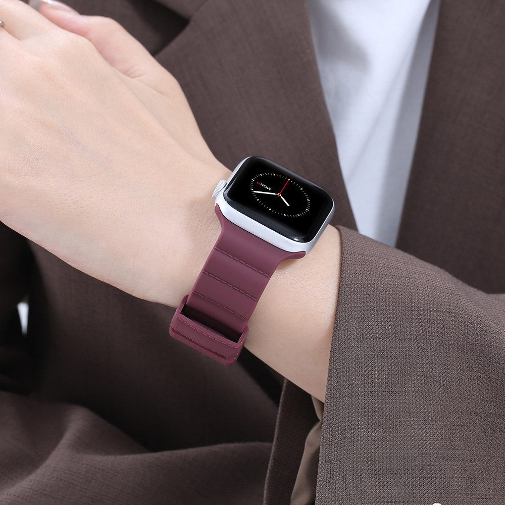 适用applewatch硅胶表带图片