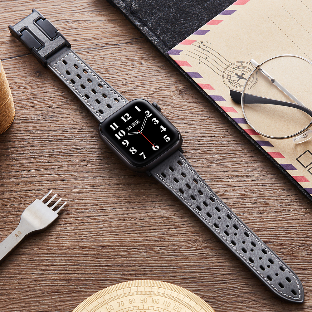 索柯苹果iwatch手表真皮表带