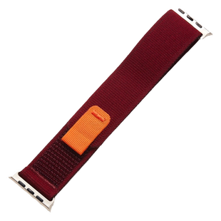 索柯适用苹果手表表带iwatch10/9/8/ultra2野径回环式尼龙apple watch5/6/s7/se 46/45/49mm通用魔术贴扣