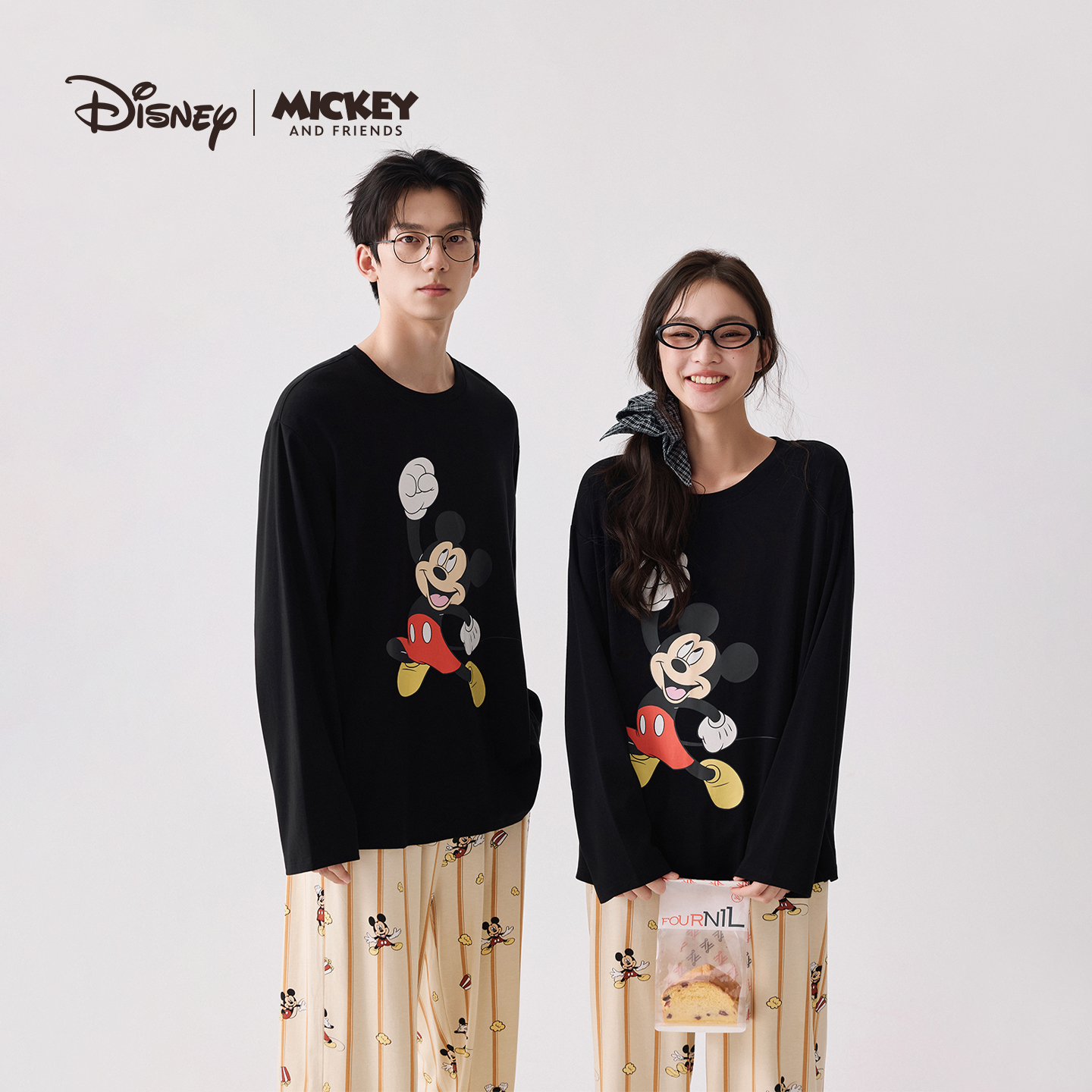 迪士尼米奇莫代尔棉睡衣