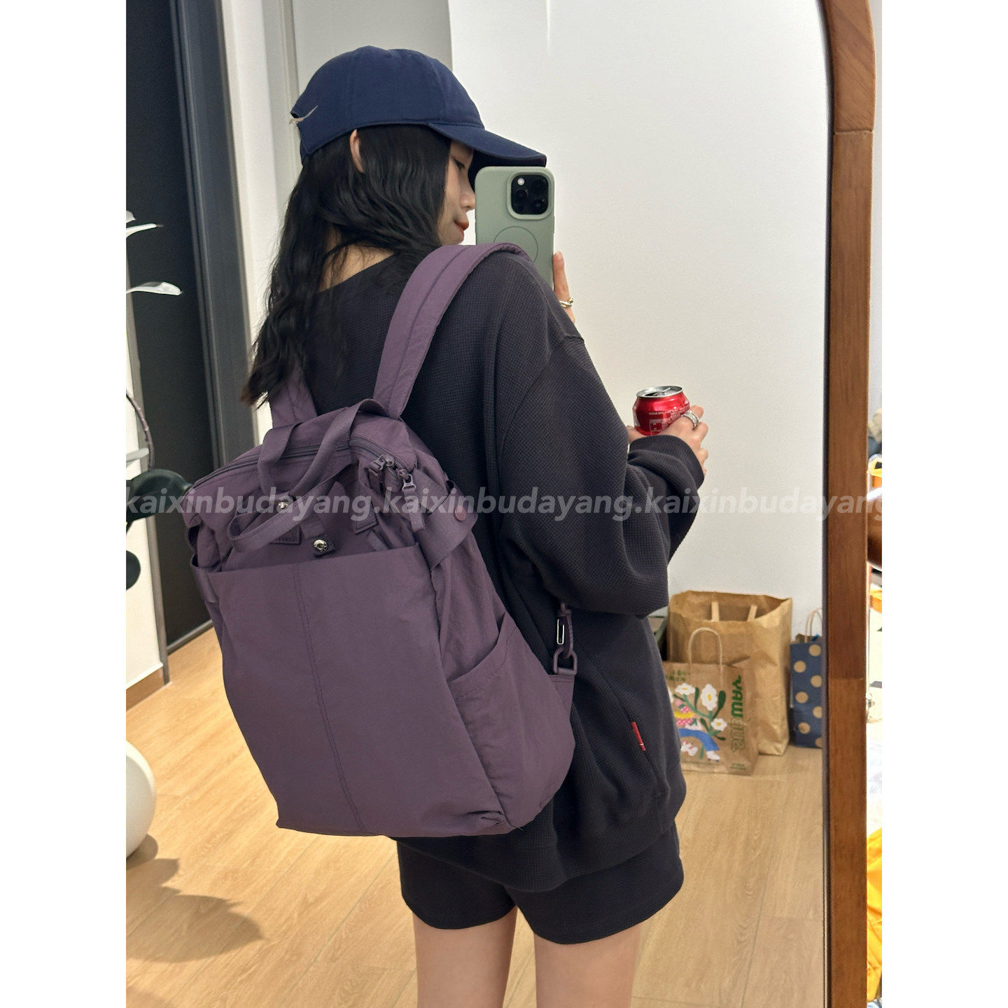 【开心不打烊】大容量轻便多口袋双肩包通勤电脑包旅行背包,箱包皮具/热销女包/男包,双肩背包,淘宝优惠券,粉丝福利购,淘宝优惠卷