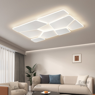 创意客厅灯现代简约个性 中山灯具 主卧书房餐厅led护眼吸顶灯新款