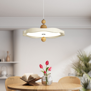 现代简约餐厅吊灯圆环造型北欧风格 餐桌灯家用创意床头灯2025新款