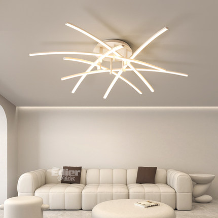 简约现代大气客厅吸顶灯个性大灯主灯led卧室2025新款中山灯具