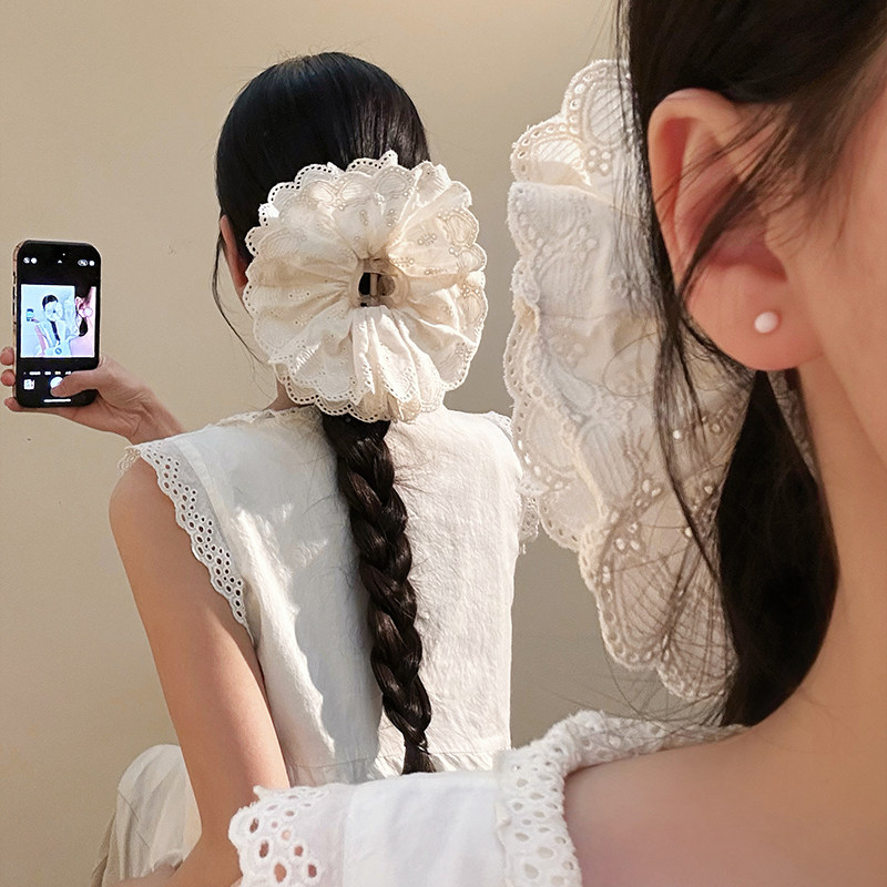 高级感米色大肠发圈抓夹女高级感大号盘发后脑勺鲨鱼夹发卡头饰,饰品/流行首饰/时尚饰品新,发饰,淘宝优惠券,粉丝福利购,淘宝优惠卷