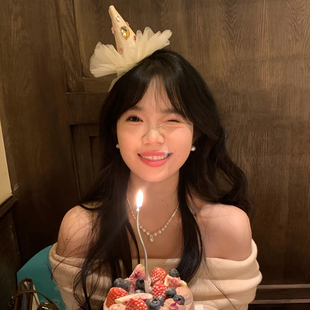 韩系水钻蝴蝶结生日帽子头纱发夹女派对拍照道具氛围感头饰夹子