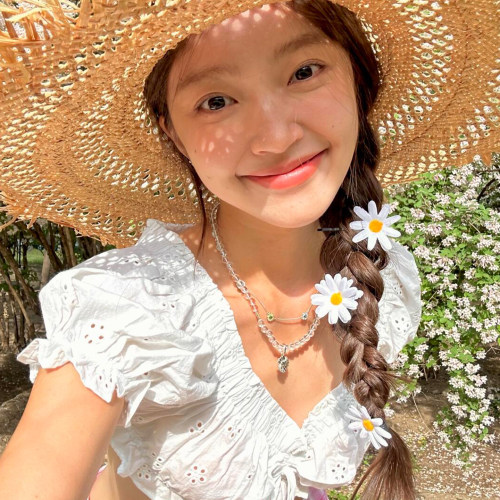 海边度假风~森系雏菊花朵发夹