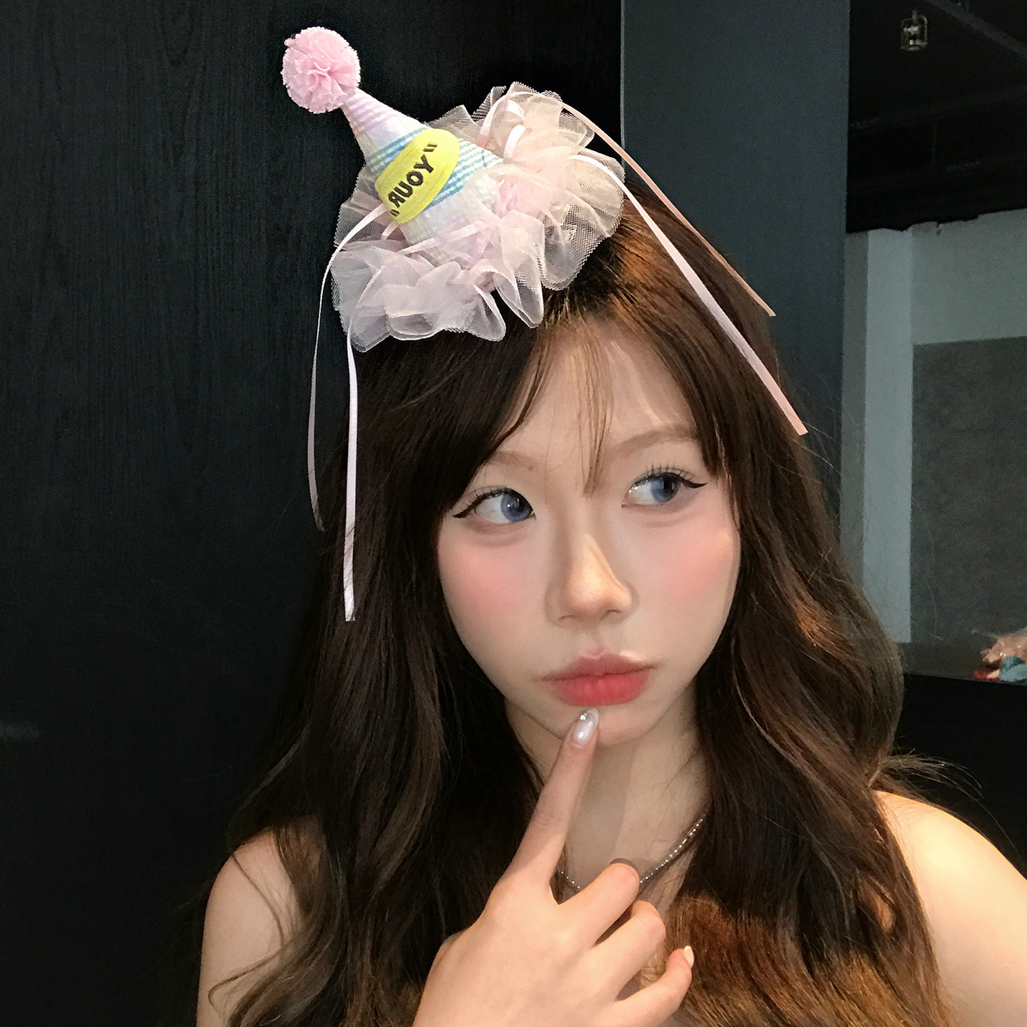 粉色毛球生日帽飘带发夹边夹侧边女氛围感绝美拍照头饰慵懒风发卡,饰品/流行首饰/时尚饰品新,发饰,淘宝优惠券,粉丝福利购,淘宝优惠卷