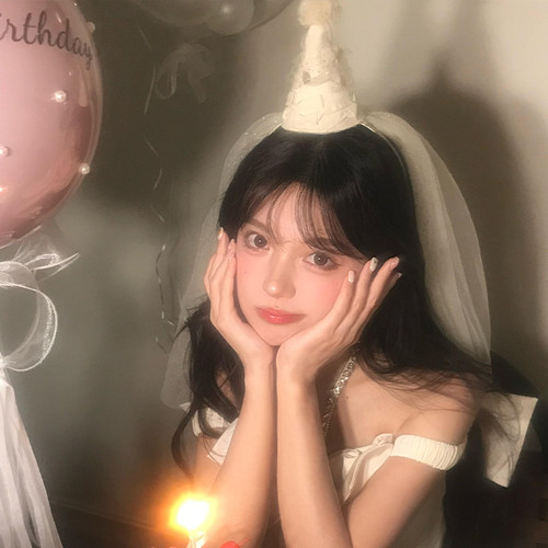 ins网红可爱蛋糕帽子发箍女
