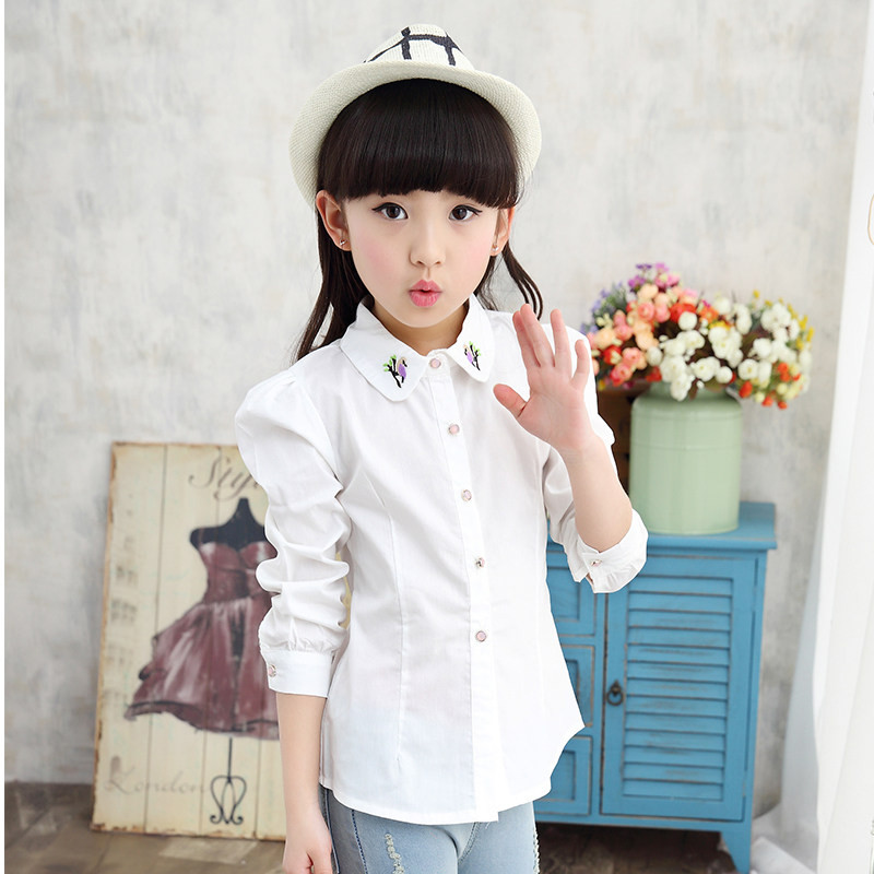 Chemise fille à manche longue - Ref 2085271 Image 4