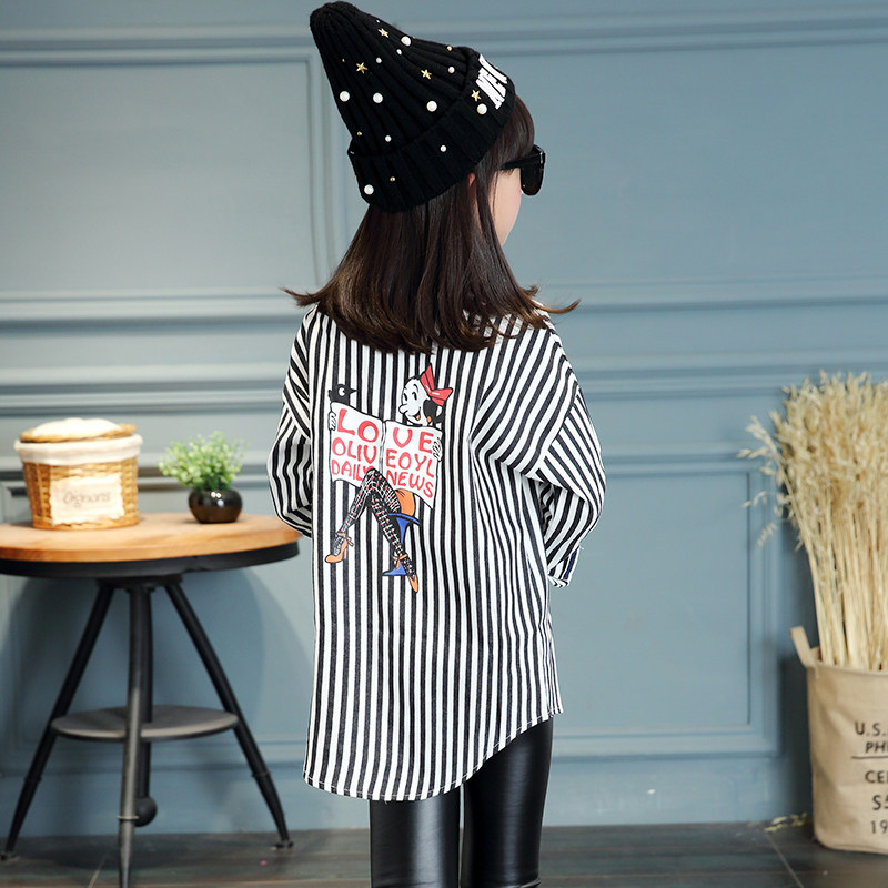 Chemise fille à manche longue - Ref 2086387 Image 3