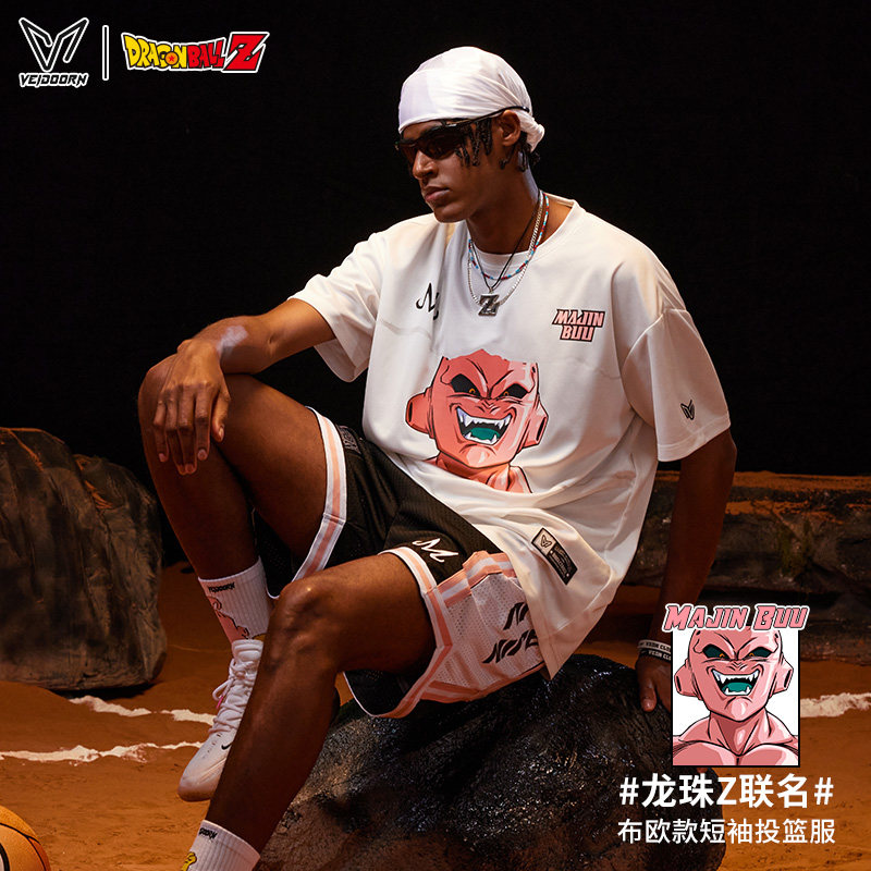 维动龙珠Z联名魔人布欧短袖男夏季篮球运动宽松休闲圆领棉T恤上衣,运动/瑜伽/健身/球迷用品,篮球服,淘宝优惠券,粉丝福利购,淘宝优惠卷