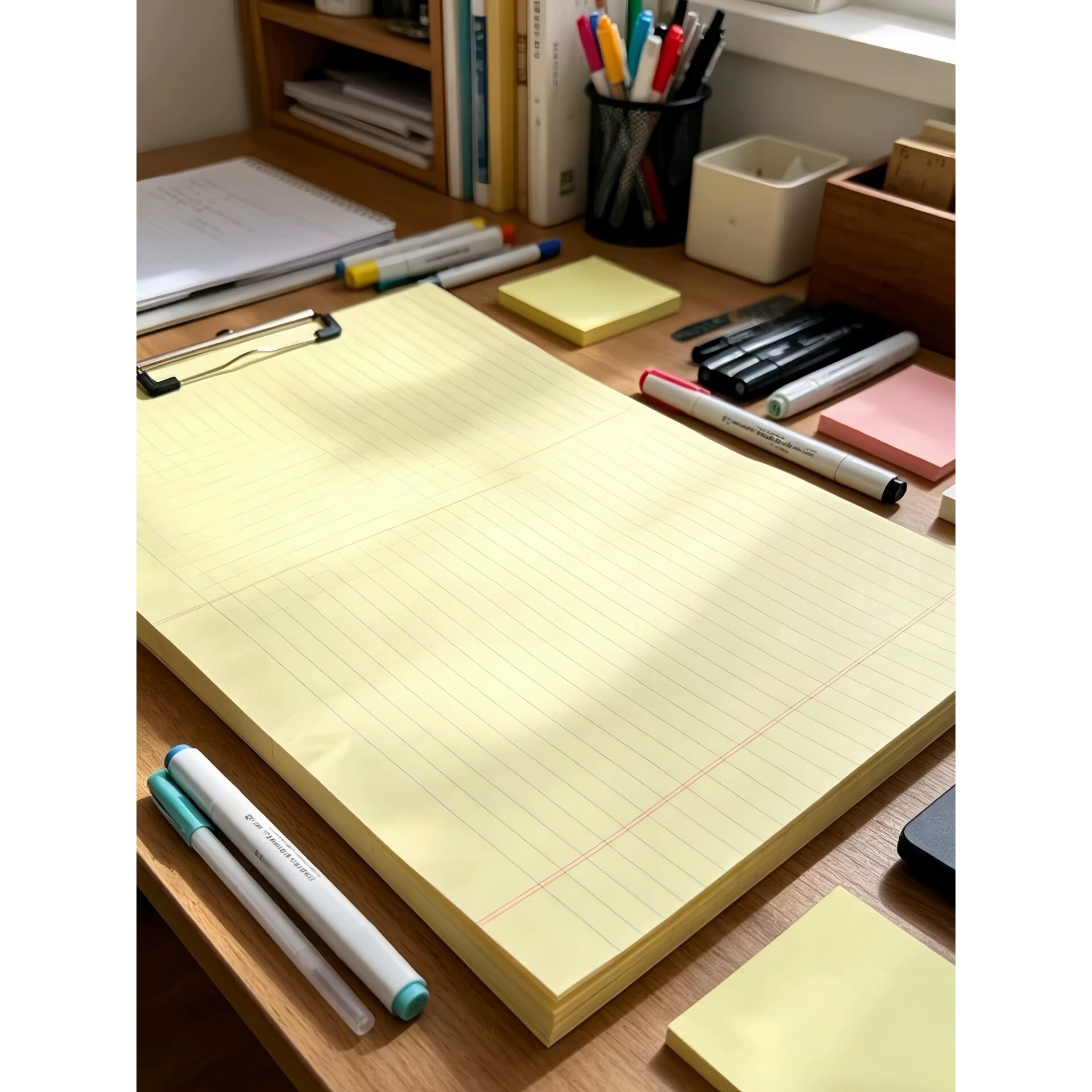 A3拍纸本可撕高颜值英语背单词默写本笔记思维导图纸带横线草稿本