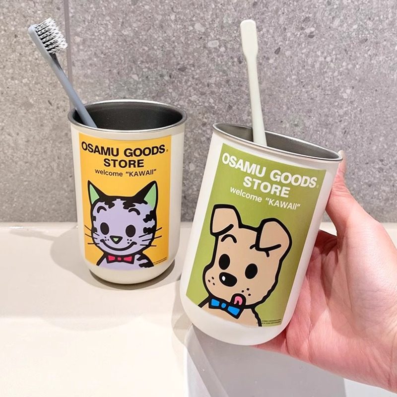 可爱漱口杯304不锈钢家用牙刷杯儿童高颜值宿舍洗漱水杯情侣牙缸,家庭/个人清洁工具,洗漱杯,淘宝优惠券,粉丝福利购,淘宝优惠卷