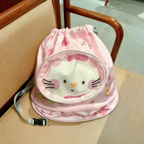 哈喽kt游泳包收纳干湿分离防水女游泳专用装备背包海边沙滩大容量