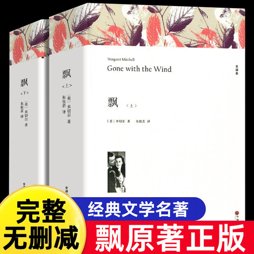 书籍正版飘上下册名著中文无删减