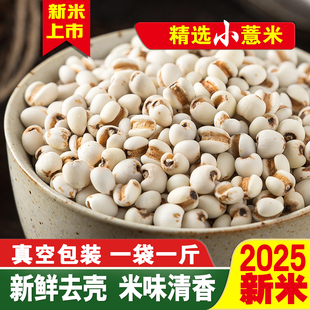 正宗小薏仁米新鲜小薏米农家自种五谷杂粮薏苡仁薏米仁易煮软糯