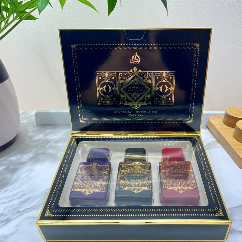 高品质礼盒装lattafa BADE'E AL OUD中东迪拜阿拉伯男女香水木质