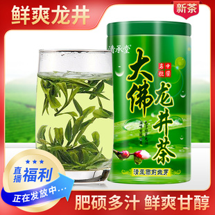高品质 清承堂雨前龙井茶2025新茶绿茶茶包茶叶礼盒装散装250克