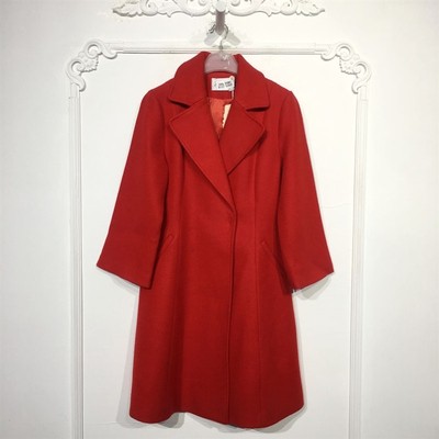 潮系列 8127S260 时尚毛呢外套品牌女装折扣颦