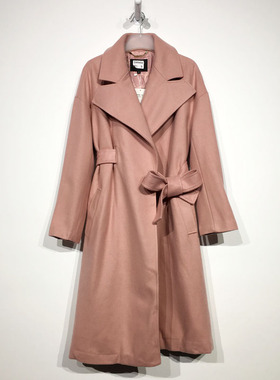 潮系列 D99456 时尚毛呢外套品牌女装折扣颦