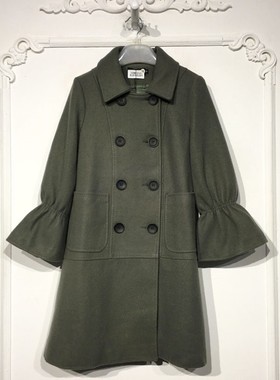 潮系列 8281S291 时尚毛呢外套品牌女装折扣颦