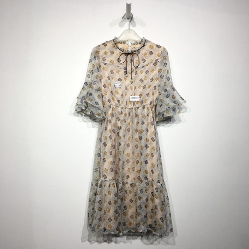 薇系列 D96331 时尚连衣裙品牌女装折扣颦