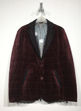 古T系列 PF11684 时尚棉衣品牌男装折扣