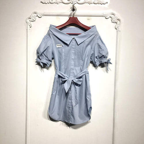 欧旗下FP系列 D84404 时尚连衣裙品牌女装折扣颦