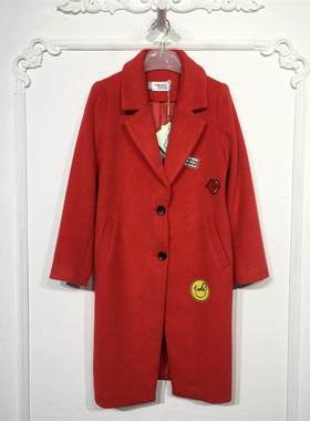 名G系列 8126S143 时尚毛呢外套品牌女装折扣颦