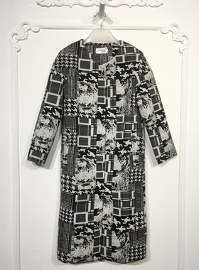 潮系列 8167S291 时尚毛呢外套品牌女装折扣颦