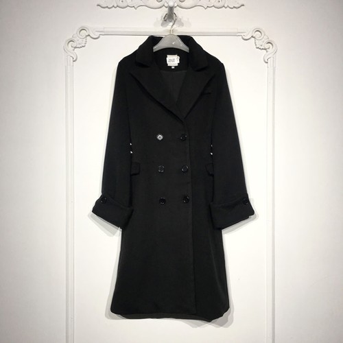 潮系列 8278S121 时尚毛呢外套品牌女装折扣颦