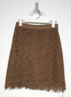 西树系列 D83415 时尚短裙品牌女装折扣颦